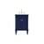 Arka VF13024BL Bathroom Vanity in Blue/Gold