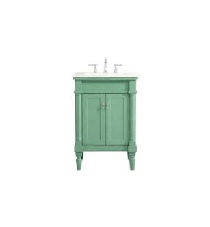 ARKA-E VF13024VM Bathroom Vanity in Vintage Mint/Brushed Nickel