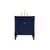 Arka VF13030BL Bathroom Vanity in Blue/Gold