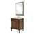 Arka VF13030WT-VW Bathroom Vanity in Walnut/Brushed Nickel