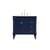 Arka VF13036BL Bathroom Vanity in Blue/Gold