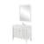 Arka VF13042AW-VW Bathroom Vanity in Antique White/Brushed Nickel