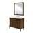 Arka VF13042WT-VW Bathroom Vanity in Walnut/Brushed Nickel