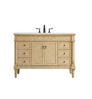 ARKA-E VF13048AB-VW Bathroom Vanity in Antique Beige/Antique Bronze
