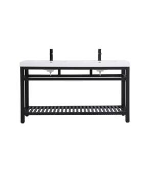 ARKA-E VF14060DBK Bathroom Vanity in Black