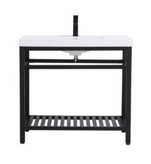 ARKA-E VF14036BK Bathroom Vanity in Black