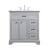 Arka VF15032GR Bathroom Vanity in Grey/Brushed Steel