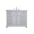 Arka VF15042GR Bathroom Vanity in Light Grey/Brushed Steel