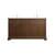 Arka VF15060DTK Bathroom Vanity in Teak/Brushed Steel