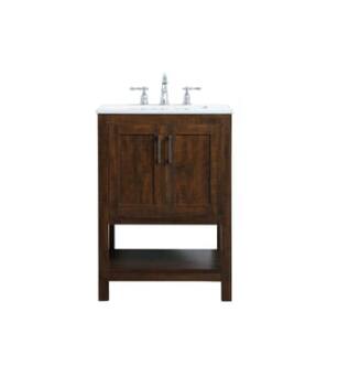 ARKA-E VF16024EX Bathroom Vanity in Brushed Nickel