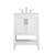 Arka VF16024WH Bathroom Vanity in White/Brushed Nickel