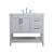 Arka VF16036GR Bathroom Vanity in Grey/Brushed Nickel