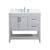 Arka VF16036GR-BS Bathroom Vanity in Grey/Brushed Nickel