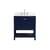 Arka VF16430BL-BS Bathroom Vanity in Blue/Gold