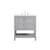 Arka VF16430GR Bathroom Vanity in Gray/Brushed Nickel