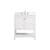 Arka VF16430WH-BS Bathroom Vanity in White/Brushed Nickel