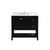 Arka VF16436BK-BS Bathroom Vanity in Black/Brushed Nickel