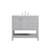 Arka VF16436GR Bathroom Vanity in Gray/Brushed Nickel