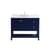 Arka VF16442BL-BS Bathroom Vanity in Blue/Gold