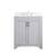 Arka VF17030GR-BS Bathroom Vanity in Grey/Brushed Nickel