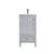 Arka VF18018GR Bathroom Vanity in Grey/Brushed Nickel