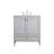 Arka VF18030GR Bathroom Vanity in Grey/Brushed Nickel