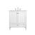 Arka VF18030WH Bathroom Vanity in White/Brushed Nickel