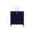 Arka VF18830BL Bathroom Vanity in Blue/Gold