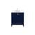 Arka VF18830BL-BS Bathroom Vanity in Blue/Gold