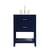 ARKA-E VF19024BL Bathroom Vanity in Blue/Gold