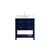 Arka VF19030BL-BS Bathroom Vanity in Blue/Gold