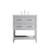 ARKA-E VF19030GR Bathroom Vanity in Grey/Brushed Nickel