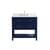 Arka VF19036BL-BS Bathroom Vanity in Blue/Gold