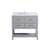 Arka VF19036GR-BS Bathroom Vanity in Gray/Brushed Nickel