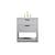 Arka VF19230GR Bathroom Vanity in Grey/Gold