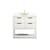 Arka VF19236WH-BS Bathroom Vanity in White/Gold