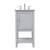 Arka VF27019GR Bathroom Vanity in Grey/Brushed Nickel