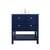 Arka VF27030BL Bathroom Vanity in Blue/Brushed Gold