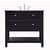 Arka VF27036BK Bathroom Vanity in Black/Brushed Nickel