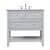 Arka VF27036GR Bathroom Vanity in Grey/Brushed Nickel