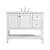 Arka VF27042WH Bathroom Vanity in White/Brushed Nickel