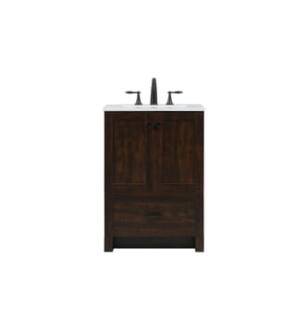 ARKA-E VF2824EX Bathroom Vanity in Expresso/Black