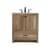 Arka VF2830NT Bathroom Vanity in Natural Oak/Black