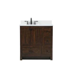 ARKA-E VF2832EX-BS Bathroom Vanity in Expresso/Black