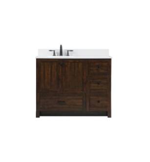 ARKA-E VF2842EX-BS Bathroom Vanity in Expresso/Black