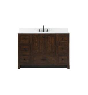 ARKA-E VF2848EX-BS Bathroom Vanity in Expresso/Black
