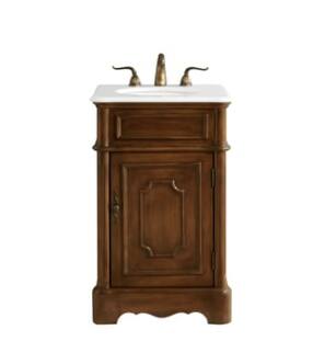 ARKA-E VF30421TK-VW Bathroom Vanity in Teak/Antique Bronze