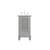 Arka VF30519GR Bathroom Vanity in Grey/Brushed Nickel