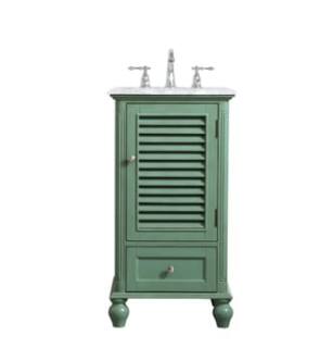 ARKA-E VF30519VM Bathroom Vanity in Vintage Mint/Brushed Nickel