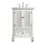 Arka VF30524AW Bathroom Vanity in Antique White/Brushed Nickel